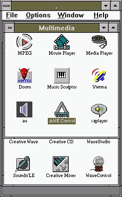 Windows 3.1 Sounds, Music and Video Applications
